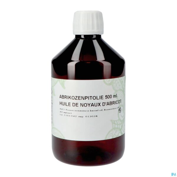 Packshot Sjankara Abrikozenpit Plant. Olie 500ml