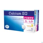 Packshot Calcium EG Forte 1000Mg/800Ie Citroen Kauwtabl 90