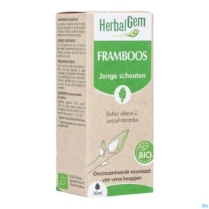 Packshot Herbalgem Frambozenstruik Bio 30ml