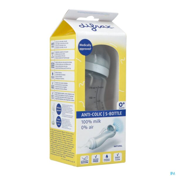 Packshot Difrax S-fles Natural Ice 170ml