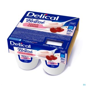 Packshot Delical Le Brasse Kers 4x200g