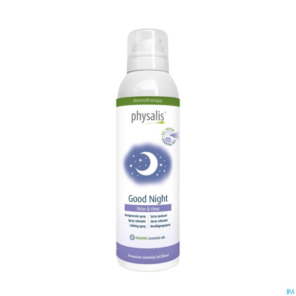 Packshot Physalis Aromaspray Good Night Bio 150ml