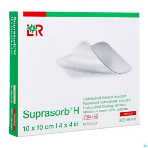 Packshot Suprasorb H Hydrocol. Standard 10x10cm 10 108830