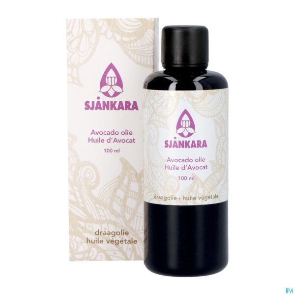Productshot Sjankara Avocado Plant. Olie 100ml