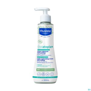 Packshot Mustela Pa Stelatopia+ Herstellende Cr A/jeuk300ml