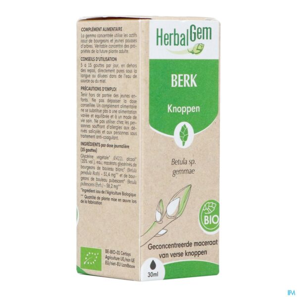 Packshot Herbalgem Berk Bio Mengsel 30ml