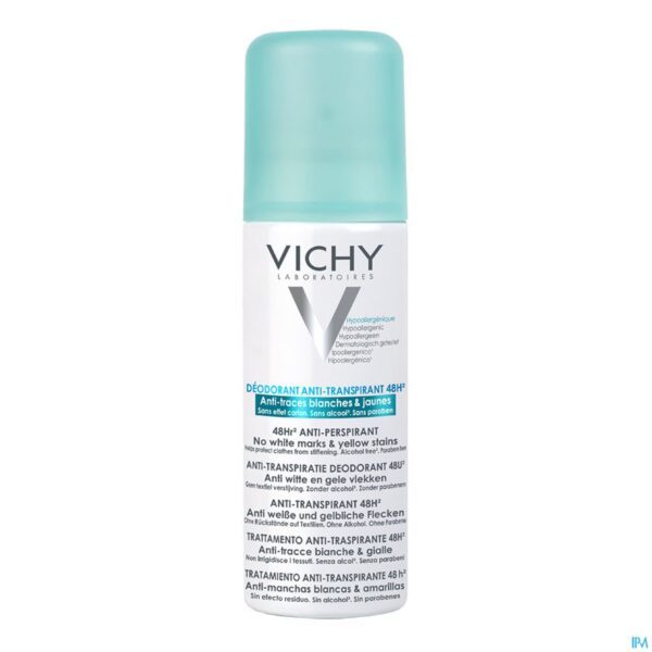 Packshot Vichy Deo A/trace Aerosol 48h 125ml