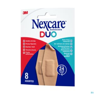 Packshot Nexcare 3m Duo Pleister Assorti 8