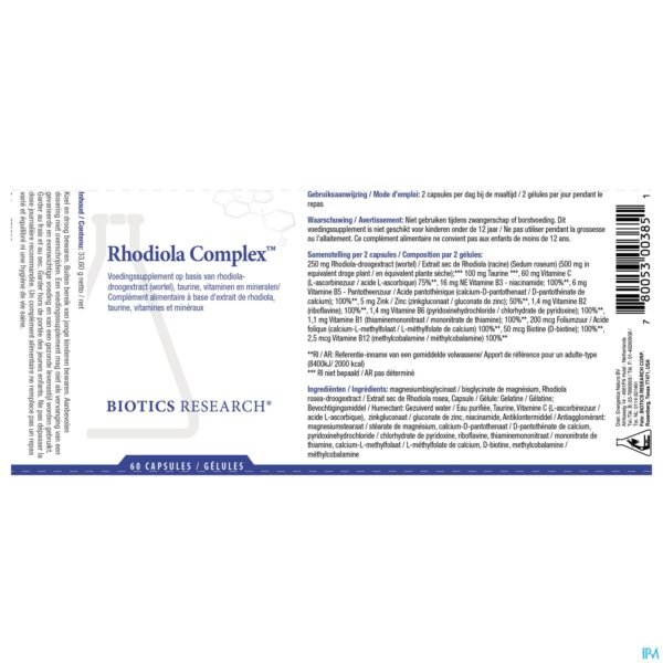 Lifestyle_image Rhodiola Complex Caps 60
