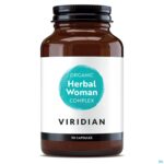 Productshot Viridian Organic Herbal Female Complex V-caps 90