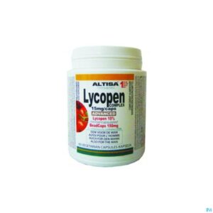 Packshot Altisa Lycopen Complex 15mg Advanced V-caps 60