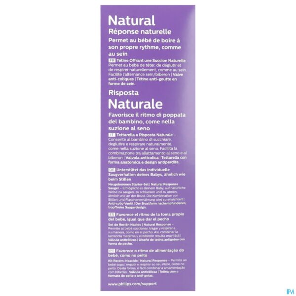 Packshot Philips Avent Natural 3.0 Starterset Zuigfles 2