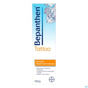 Packshot Bepanthen Tattoo Nazorgzalf 100g