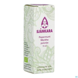 Packshot Sjankara Pepermunt Ess. Olie Bio 11ml
