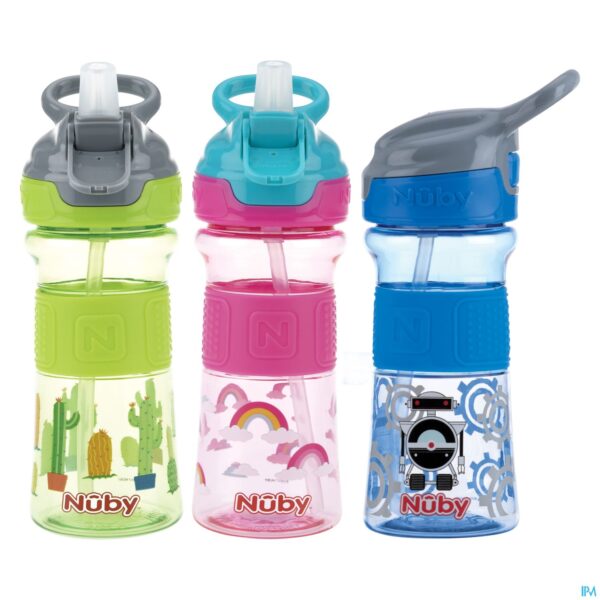 Productshot Nuby Flip-it Beker Zachte Tuit Tritan 360ml 3j+