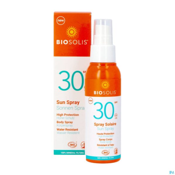 Productshot Biosolis Zonne Spray Ip30 100ml Nf