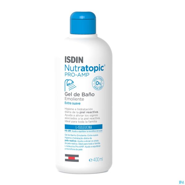 Packshot Isdin Nutratopic Badgel 400ml Packshot Isdin Nutratopic Badgel 400ml