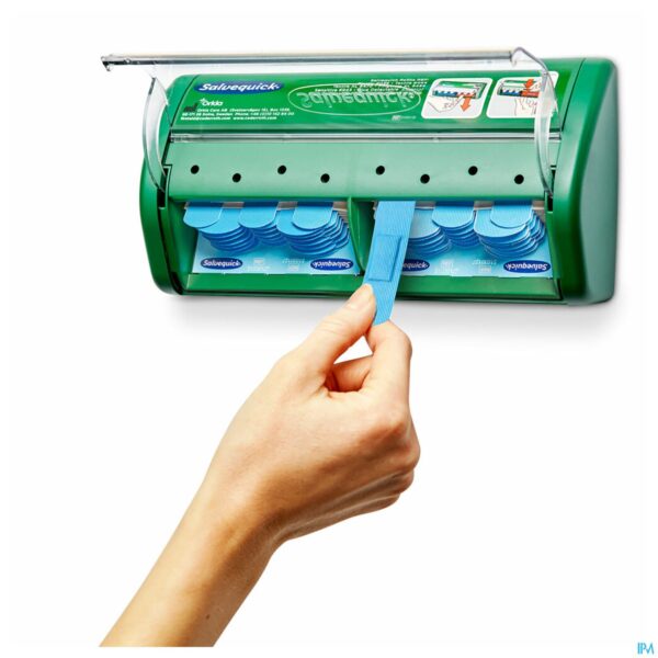 Lifestyle_image Salvequick Pleisterdispensr Blauw 51030130