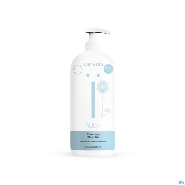 Packshot Naif Baby&kids Cleansing Wash Gel 500ml
