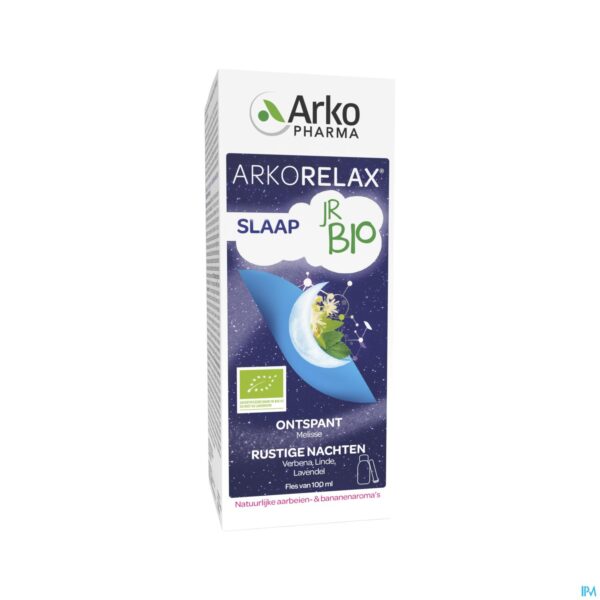 Packshot Arkorelax Junior Slaap Bio 100ml