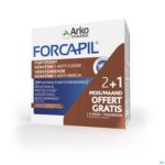 Packshot Forcapil Keratine+ Lot Caps 180