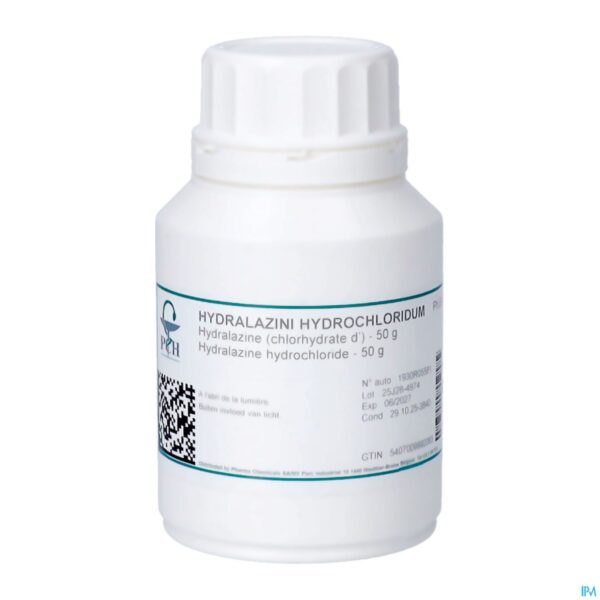 Packshot Hydralazine Hydrochloride 50g Pch