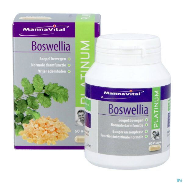 Productshot Mannavital Boswellia Platinum V-caps 60
