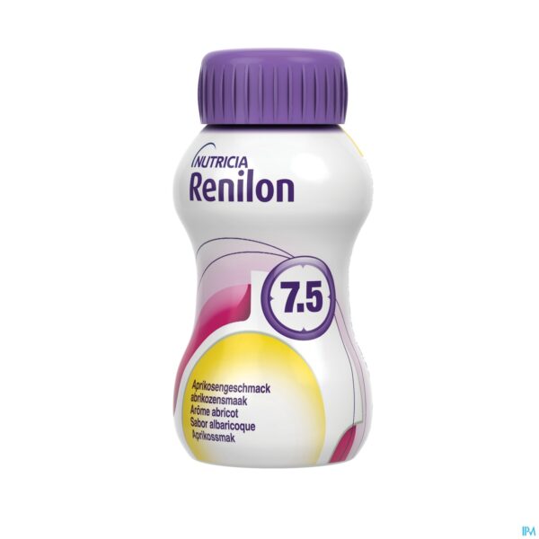 Productshot Renilon 7.5 Abrikoos Fles 4x125ml 177033 Nf