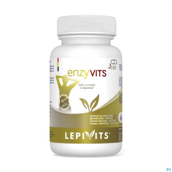 Packshot Enzyvits V-caps 60 Lepivits