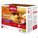 Packshot Ortis Ginseng Bio Z/alcohol 20x15ml