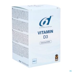 Packshot 6d Sports Vitamin D3 Softgels 180