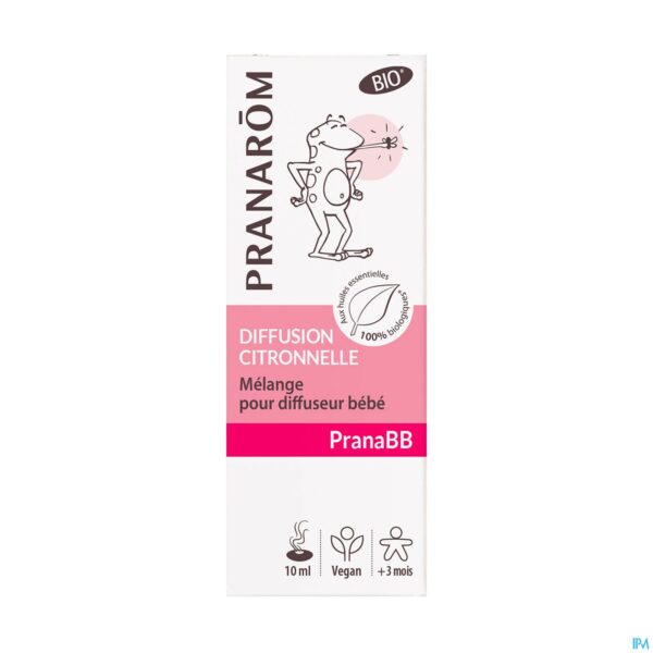 Packshot Pranarom Pranabb Citronella Baby Verstuiver 10ml