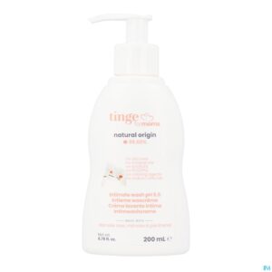 Packshot Tinge Moms Intieme Wascreme 200ml