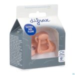 Packshot Difrax Fopspeen Natural 6m+ Uni Peachy
