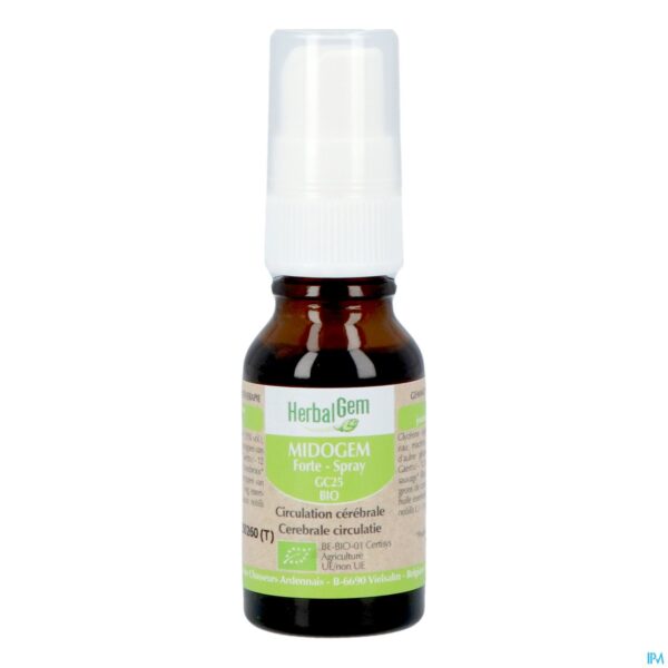 Productshot Herbalgem Midog Fort Spray Bio 15ml