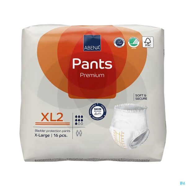 Packshot Abena Pants Premium Xl2 Pull Up Luier 16