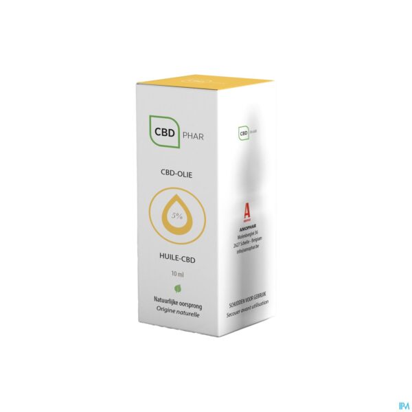 Packshot Cbd-olie 5% 10ml Cbd-phar