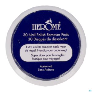 Packshot Herome Nail Polish Remover Pads 30 2033