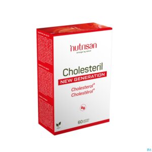 Packshot Cholesteril New Generation V-caps 60 Nutrisan