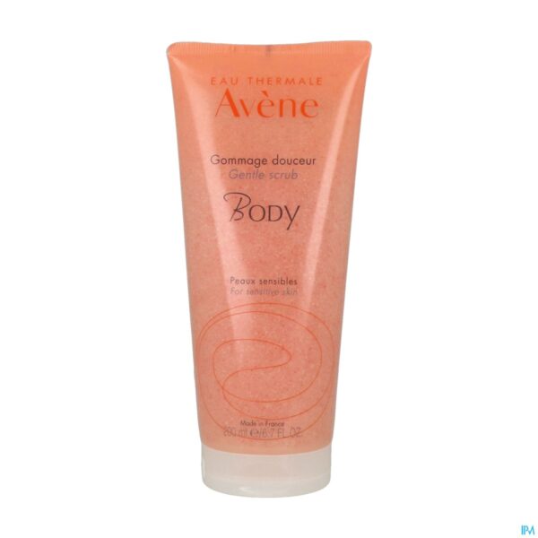 Packshot Avene Body Scrub Zacht 200ml Nf