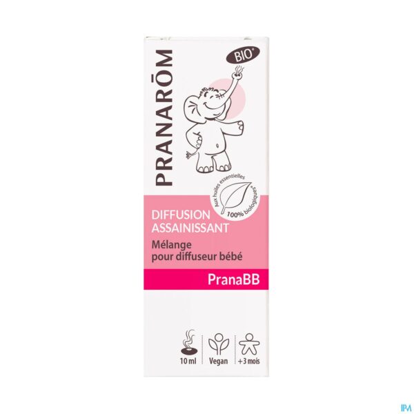 Packshot Pranarom Pranabb Gezuiverde Lucht Baby Verst. 10ml