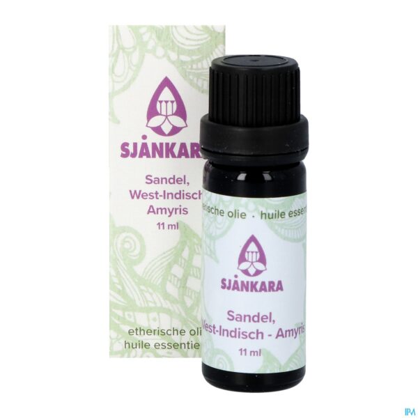 Productshot Sjankara Sandel West-indisch Ess. Olie 11ml