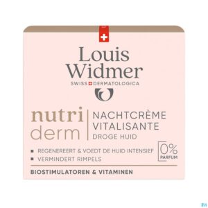 Packshot Widmer Nutriderm Nachtcrème Vitalisante Zonder Parfum 50ml