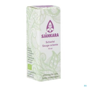 Packshot Sjankara Scharlei Ess. Olie Bio 11ml