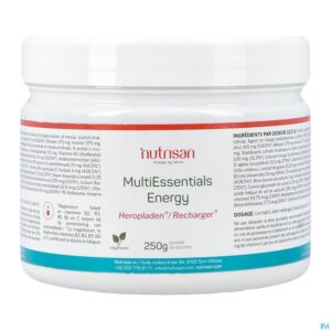 Packshot Nutrisan Multiessentials Energy 250g