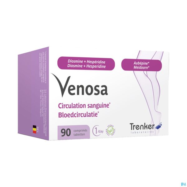 Packshot Venosa Bloedcirculatie Comp 90 Trenker Packshot Venosa Bloedcirculatie Comp 90 Trenker
