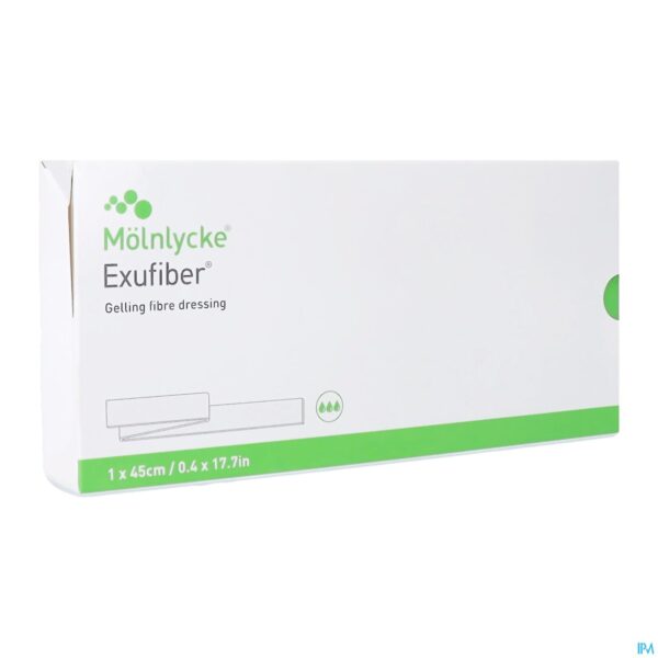 Packshot Exufiber Gelling Fibre Dressing Ster 1 X 45cm 5