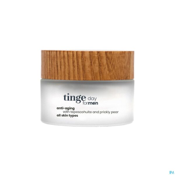 Packshot Tinge Men Anti Aging Dagcreme 50ml