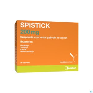 Packshot Spistick 200mg Susp Oraal Gebruik Zakje 20