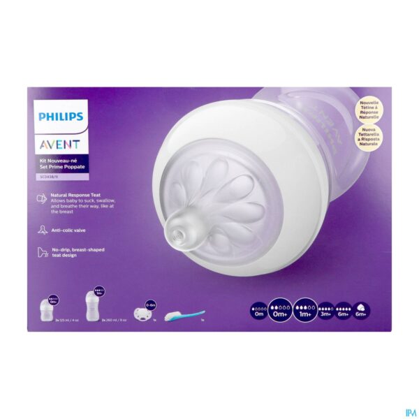 Packshot Philips Avent Natural 3.0 Starterset Zuigfles 4